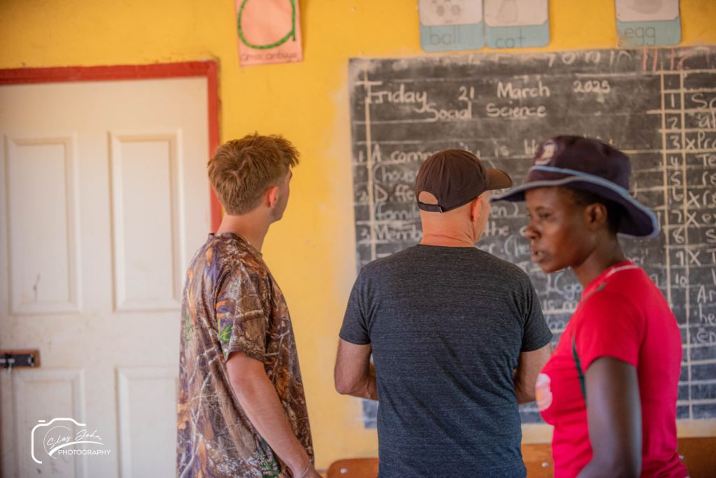 Visitors in the New Classroom