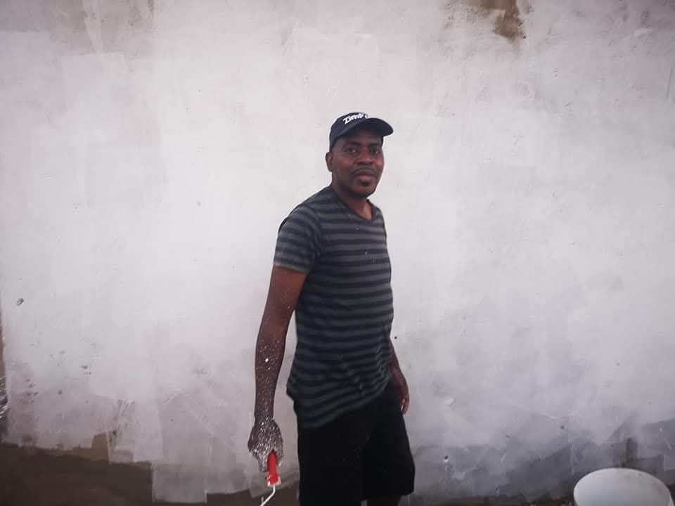 Freshly Painted Classroom Exterior